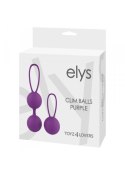 KULKI GEJSZY TRENING MIĘŚNI KEGLA KORALIKI JAJKA KULKI-PALLINE ELYS - CLIM BALLS PURPLE
