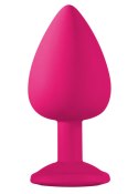 Plug-Anal Plug Emotions Cutie Large Pink dark purple crystal