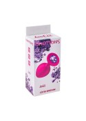 PLUG-ANAL PLUG EMOTIONS CUTIE MEDIUM PINK DARK PURPLE CRYSTAL