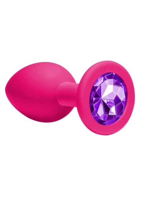 PLUG-ANAL PLUG EMOTIONS CUTIE MEDIUM PINK DARK PURPLE CRYSTAL PLUG-ANAL PLUG EMOTIONS CUTIE MEDIUM PINK DARK PURPLE CRYSTAL
