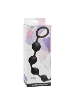 PLUG KORALIKI KULKI ANALNE KOREK ANALNY STYMULUJE PLUG/KULKI-ANAL BEADS LONG PLEASURE CHAIN BLACK
