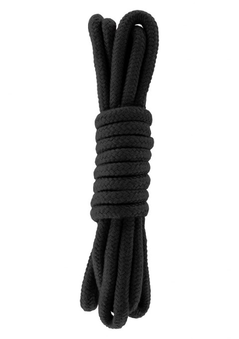 WIĄZANIA-BONDAGE ROPE 3 METER BLACK WIĄZANIA-BONDAGE ROPE 3 METER BLACK