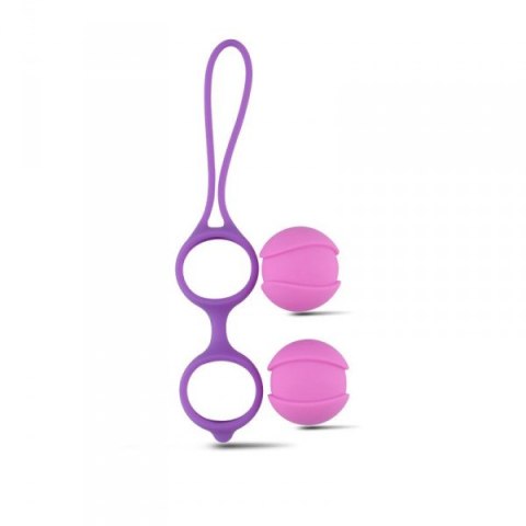 KULKI-PALLINE VAGINALI BI-BALLS DOUBLE PURPLE KULKI-PALLINE VAGINALI BI-BALLS DOUBLE PURPLE
