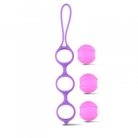 KULKI-PALLINE VAGINALI BI-BALLS TRIPLE PURPLE KULKI-PALLINE VAGINALI BI-BALLS TRIPLE PURPLE