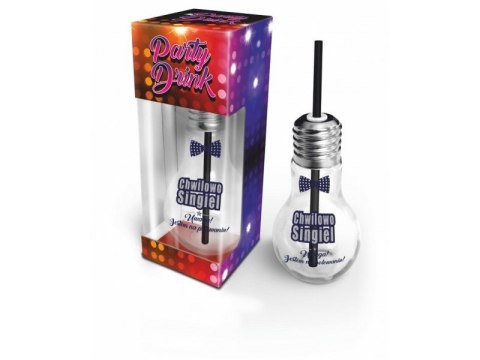 SZKŁO-SZKLANKA ŻARÓWKA 400 ML ""CHWILOWO SINGIEL"" SZKŁO-SZKLANKA ŻARÓWKA 400 ML ""CHWILOWO SINGIEL""