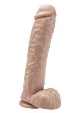 DILDO-COCK 11 INCH W/ BALLS FLESH