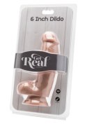 DILDO-COCK 6 INCH W/ BALLS FLESH