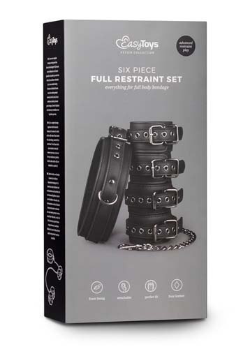 SOLIDNE KAJDANKI KRĘPOWANIE MOCNY SEX BDSM GADŻET KAJDANKI-FETISH SET WITH COLLAR, ANKLE- AND WRIST CUFFS SOLIDNE KAJDANKI KRĘPOWANIE MOCNY SEX BDSM GADŻET KAJDANKI-FETISH SET WITH COLLAR, ANKLE- AND WRIST CUFFS