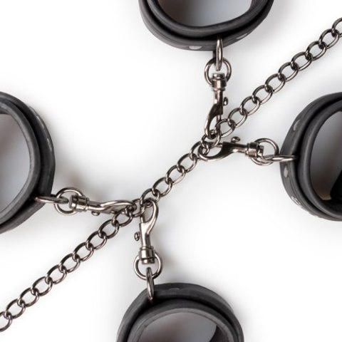 SOLIDNE KAJDANKI KRĘPOWANIE MOCNY SEX BDSM GADŻET KAJDANKI-FETISH SET WITH COLLAR, ANKLE- AND WRIST CUFFS SOLIDNE KAJDANKI KRĘPOWANIE MOCNY SEX BDSM GADŻET KAJDANKI-FETISH SET WITH COLLAR, ANKLE- AND WRIST CUFFS