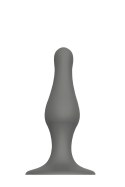 Plug-DREAM TOYS GREY PLUG WITH SUCTION CUP