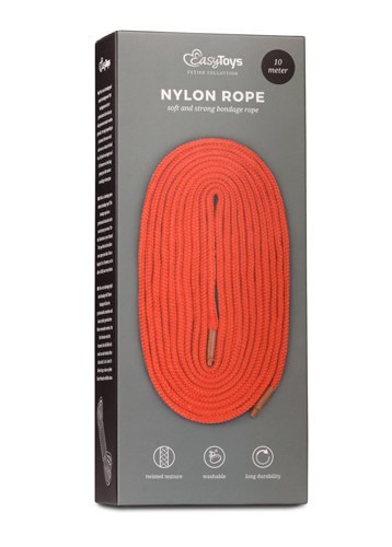 WIĄZANIA-RED BONDAGE ROPE - 10M WIĄZANIA-RED BONDAGE ROPE - 10M