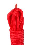 WIĄZANIA-RED BONDAGE ROPE - 10M