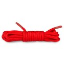 WIĄZANIA-RED BONDAGE ROPE - 10M