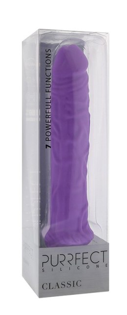 WIBRATOR-PURRFECT SILICONE CLASSIC 8.5INCH PURPLE