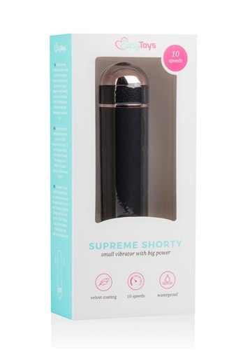 WIBRATOR-SUPREME SHORTY MINI VIBRATOR - BLACK WIBRATOR-SUPREME SHORTY MINI VIBRATOR - BLACK