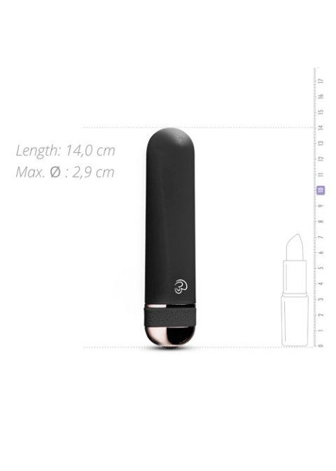 WIBRATOR-SUPREME SHORTY MINI VIBRATOR - BLACK WIBRATOR-SUPREME SHORTY MINI VIBRATOR - BLACK