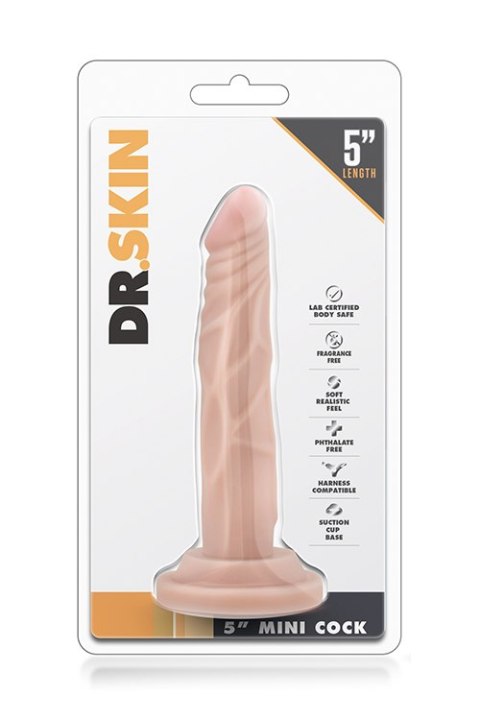 DILDO-DR. SKIN 5 INCH MINI COCK FLESH DILDO-DR. SKIN 5 INCH MINI COCK FLESH