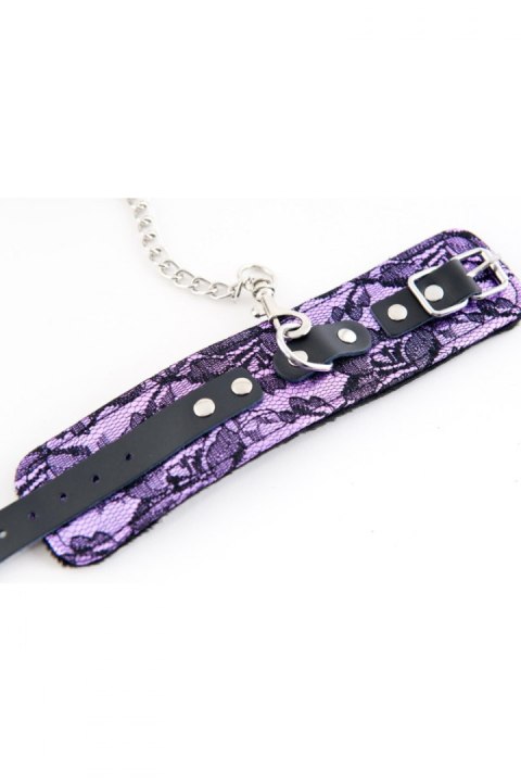 KAJDANKI-MARCUS 711003 HAND CUFFS WITH METAL CHAIN TRACERY SYNTETIC PURPLE BDSM VALENTINE DAY KAJDANKI-MARCUS 711003 HAND CUFFS WITH METAL CHAIN TRACERY SYNTETIC PURPLE BDSM VALENTINE DAY