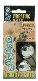 KULKI-ORGASM VIBRATING BALL - SILVER