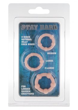 PIERŚCIEŃ-STAY HARD - THREE RINGS - SKIN