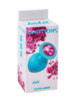 PLUG-ANAL PLUG EMOTIONS CUTIE LARGE BLUE PINK CRYSTAL