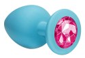 PLUG-ANAL PLUG EMOTIONS CUTIE LARGE BLUE PINK CRYSTAL