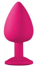 Plug-Anal Plug Emotions Cutie Large Pink Black crystal