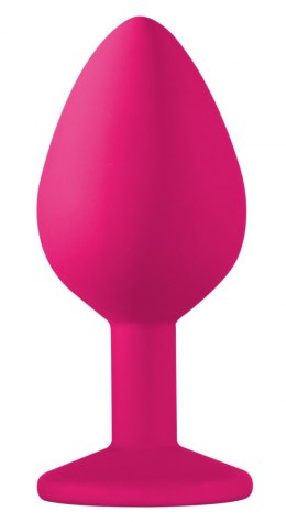 PLUG-ANAL PLUG EMOTIONS CUTIE MEDIUM PINK DARK BLACK CRYSTAL