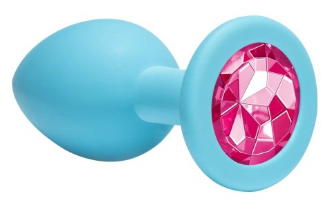 PLUG-ANAL PLUG EMOTIONS CUTIE MEDIUM TURQUOISE PINK CRYSTAL PLUG-ANAL PLUG EMOTIONS CUTIE MEDIUM TURQUOISE PINK CRYSTAL