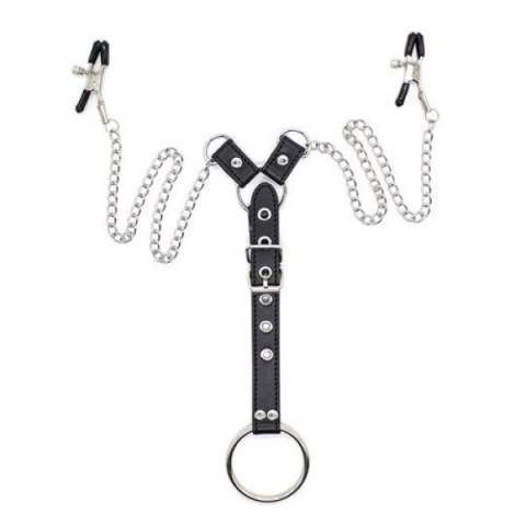 Stymulator-Penitence Man Nipples Clamps BLACK Stymulator-Penitence Man Nipples Clamps BLACK