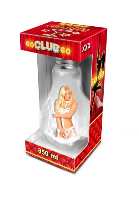 Szkło-GO GO CLUB - Szklanka żarówka 850 ml - Kobiety
