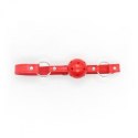 KNEBEL-BREATHABLE BALL GAG (ROSSO)