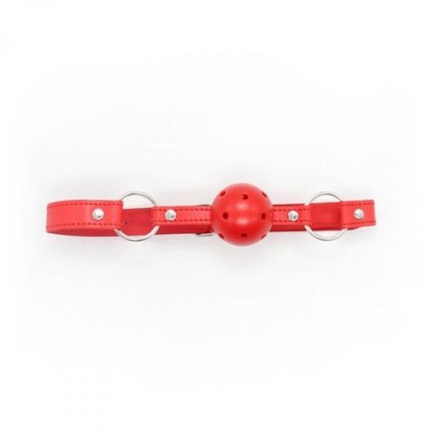 KNEBEL-BREATHABLE BALL GAG (ROSSO) KNEBEL-BREATHABLE BALL GAG (ROSSO)