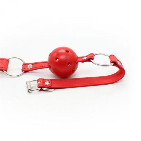 KNEBEL-BREATHABLE BALL GAG (ROSSO) KNEBEL-BREATHABLE BALL GAG (ROSSO)