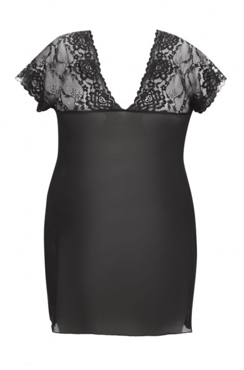 MARINA BLACK CHEMISE XL+ ( CZARNA HALKA ) MARINA BLACK CHEMISE XL+ ( CZARNA HALKA )