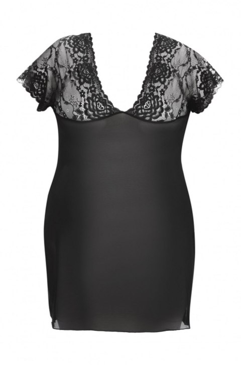 MARINA BLACK CHEMISE XXL+ ( CZARNA HALKA ) MARINA BLACK CHEMISE XXL+ ( CZARNA HALKA )