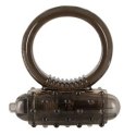 PIERŚCIEŃ EREKCYJNY SEX RING WIBRACJE STYMULATOR PIERŚCIEŃ-5622110000 VIBRO RING DARK