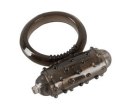 PIERŚCIEŃ EREKCYJNY SEX RING WIBRACJE STYMULATOR PIERŚCIEŃ-5622110000 VIBRO RING DARK