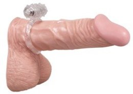 PIERŚCIEŃ EREKCYJNY SEX RING WIBRACJE STYMULATOR PIERŚCIEŃ-5643460000 VIBRO RING CLEAR