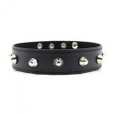 WIĄZANIA-COLLARE SPIKES COLLAR BLACK
