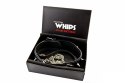 WIĄZANIA-WHIPS OBROŻA MĘSKA Z ĆWIEKAMI I SMYCZĄ