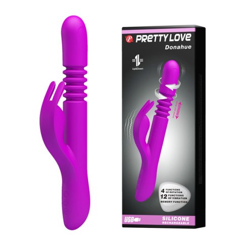 PRETTY LOVE - DONAHUE, USB, 12 VIBRATION, 4 ROTATION PRETTY LOVE - DONAHUE, USB, 12 VIBRATION, 4 ROTATION