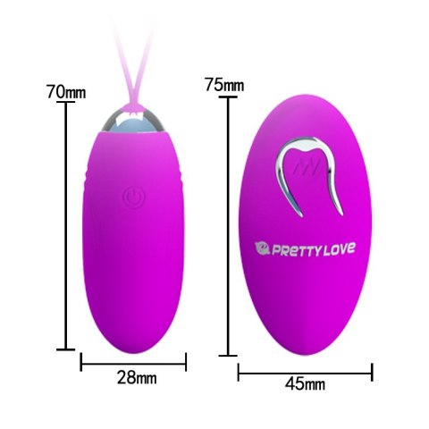 JAJKO STYMULUJĄCE PRETTY LOVE - JENNY, 12 function JAJKO STYMULUJĄCE PRETTY LOVE - JENNY, 12 function