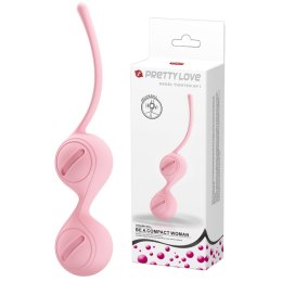 KULKI GEJSZY TRENING MIĘŚNI KEGLA KORALIKI JAJKA PRETTY LOVE - KEGEL TIGHTEN UP I PINK