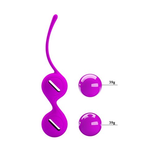 KULKI GEJSZY TRENING MIĘŚNI KEGLA KORALIKI JAJKA PRETTY LOVE - KEGEL TIGHTEN UP I PURPLE KULKI GEJSZY TRENING MIĘŚNI KEGLA KORALIKI JAJKA PRETTY LOVE - KEGEL TIGHTEN UP I PURPLE