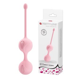KULKI GEJSZY TRENING MIĘŚNI KEGLA KORALIKI JAJKA PRETTY LOVE - KEGEL TIGHTEN UP II PINK