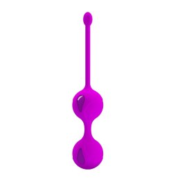KULKI GEJSZY TRENING MIĘŚNI KEGLA KORALIKI JAJKA PRETTY LOVE - KEGEL TIGHTEN UP II PURPLE