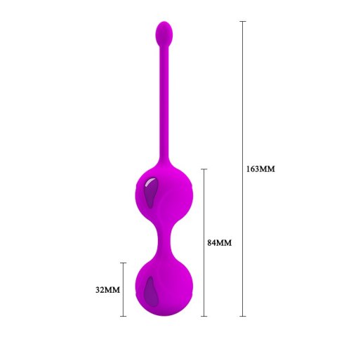 KULKI GEJSZY TRENING MIĘŚNI KEGLA KORALIKI JAJKA PRETTY LOVE - KEGEL TIGHTEN UP II PURPLE KULKI GEJSZY TRENING MIĘŚNI KEGLA KORALIKI JAJKA PRETTY LOVE - KEGEL TIGHTEN UP II PURPLE