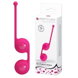 KULKI GEJSZY TRENING MIĘŚNI KEGLA KORALIKI JAJKA PRETTY LOVE - KEGEL TIGHTEN UP III PINK