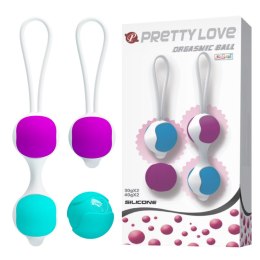 KULKI GEJSZY TRENING MIĘŚNI KEGLA KORALIKI JAJKA PRETTY LOVE - ORGASMIC BALL